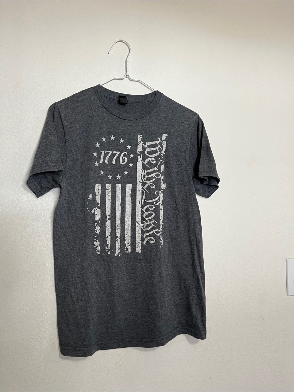 Gildan Charcoal Gray 1776 'We the People' Graphic Tee